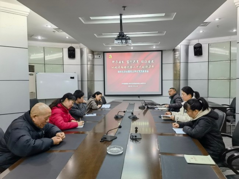 超大黨委召開組織生活會暨民主評議黨員座談會